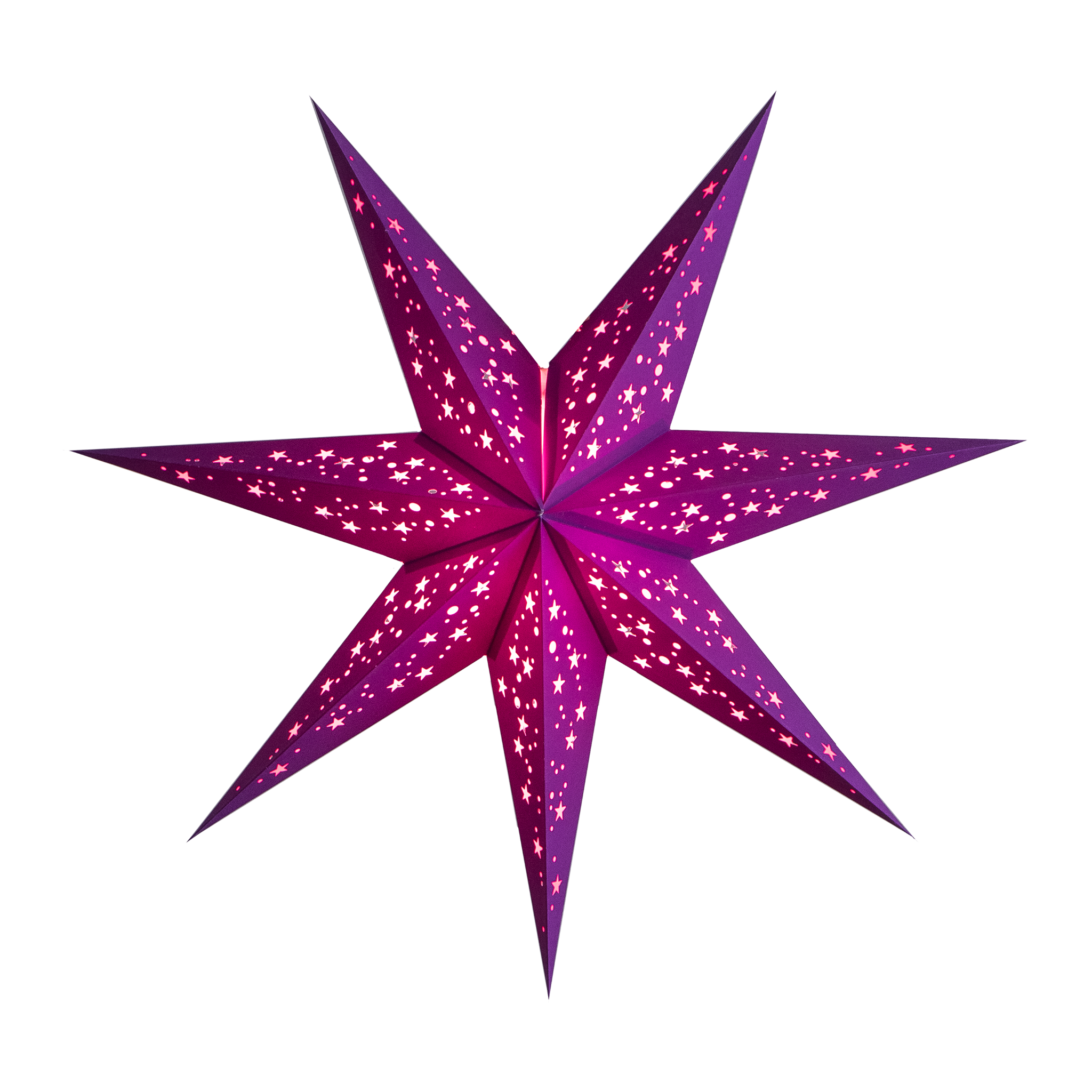 purple star lantern