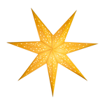 yellow paper star lantern