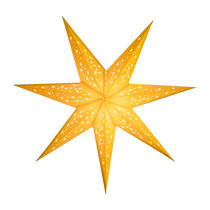 yellow paper star lantern
