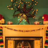 black paper star lantern