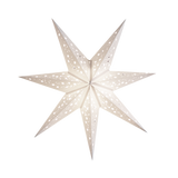 white paper star light lantern - White Christmas lights