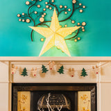 white christmas star lantern