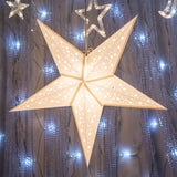 white christmas star lantern