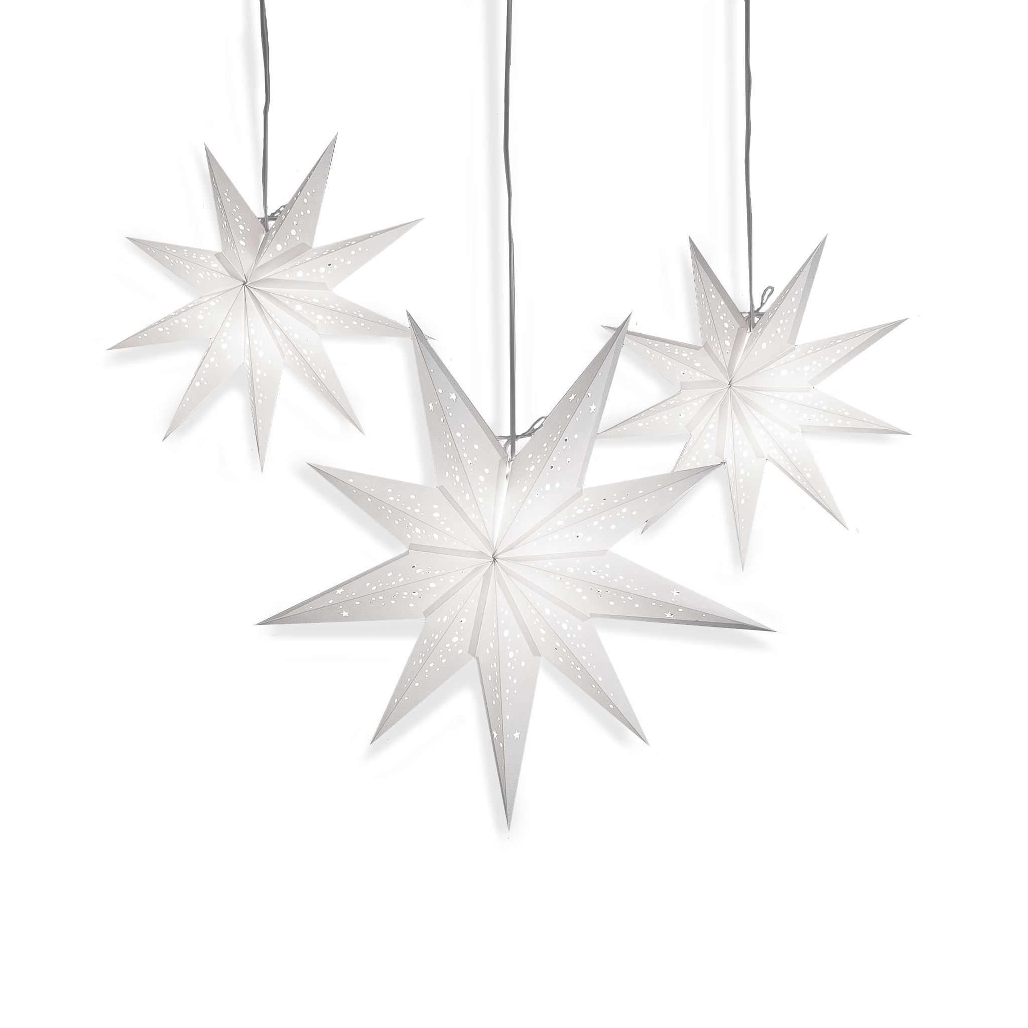 White paper star lantern bundle for early Christmas planning and gifting
