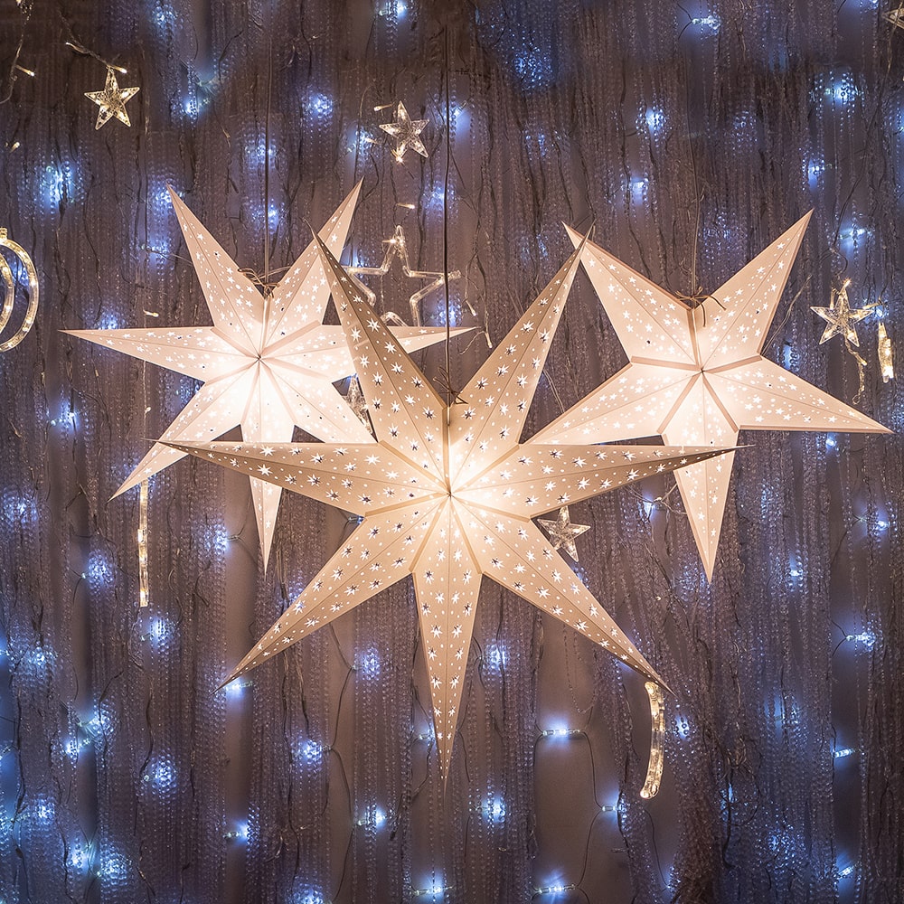 Christmas Star lanterns