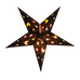 5 pointed Black Moon and Star lampshade Star Lantern handmade paper lantern in star shape by Paper Starlights