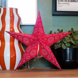 Morocco Red Mini Paper Star (25cm)