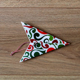 Noel Paisley Red & Green Mini Paper Star (25cm)