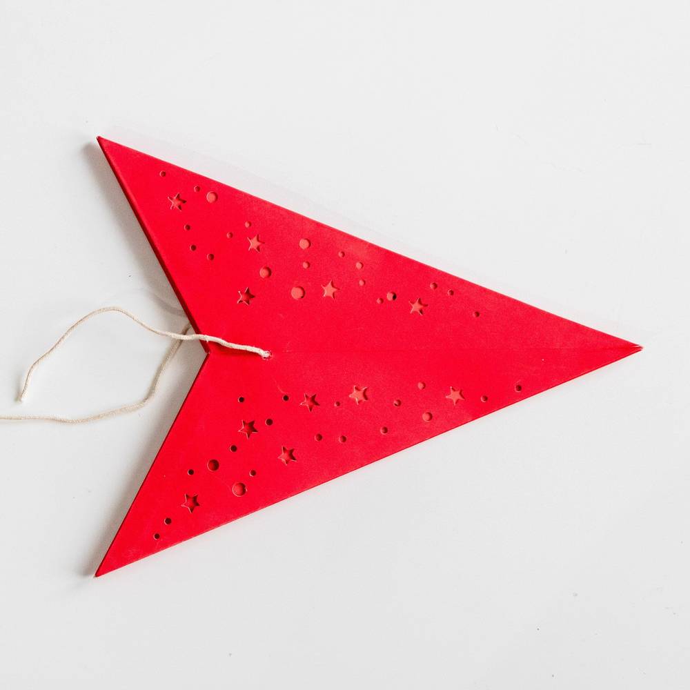 Small Red Star Lantern by Paper Starlights