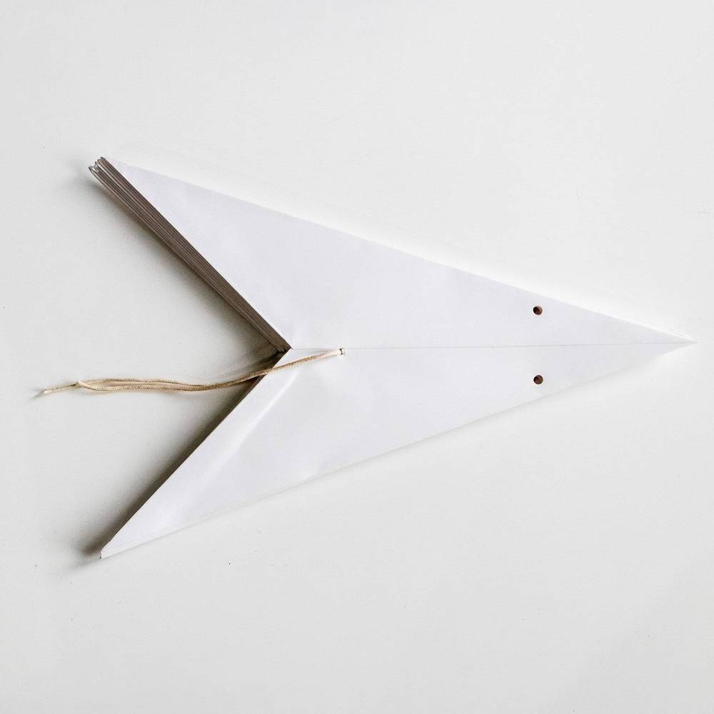 9 pointed white star lantern by Paper Starlights