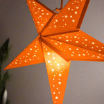 Small Orange Star Lantern by Paper Starlights
