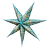 Bohemia Teal handmade paper star lantern
