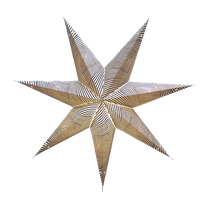 Liberty Noir handmade paper star lantern