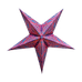 Red and Blue 5 tipped Star Lamp Shade