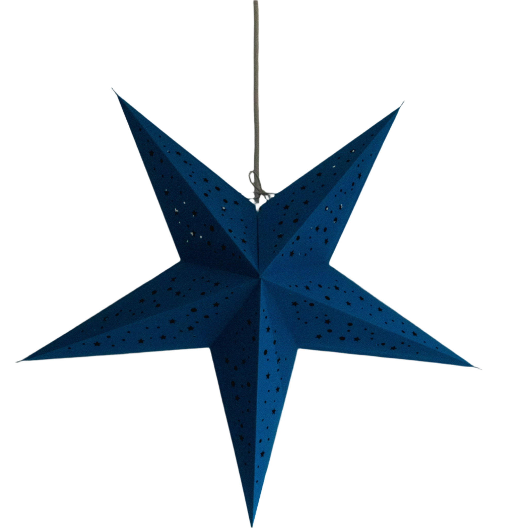 Small Blue Star Lantern