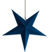 Small Blue Star Lantern handmade paper lantern in star shape by Paper Starlights