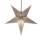 Small White Star Lantern handmade paper lantern in star shape by Paper Starlights