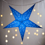 Blue star lantern by Paper Starlights