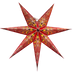 Bohemia Red handmade paper star lantern