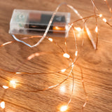 Warm white fairy lights with battery pack