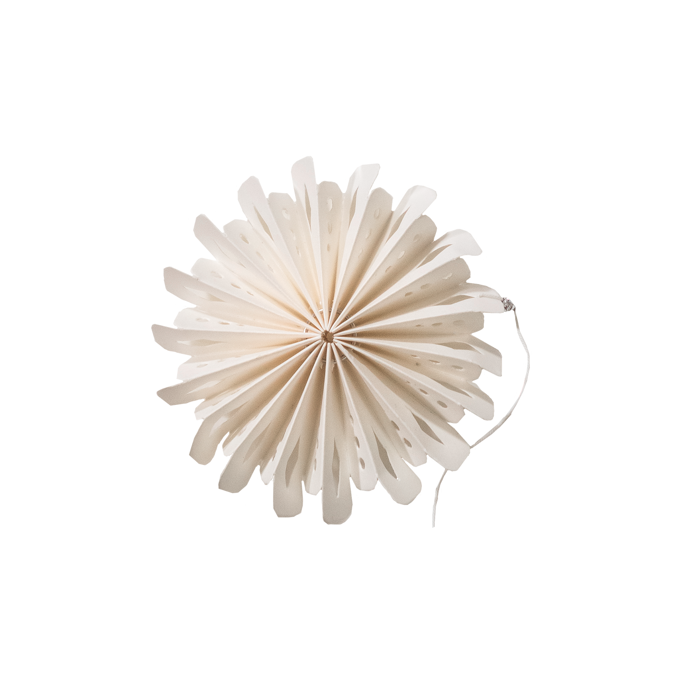 Mini paper hanging snowflake decorations