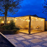 Outdoor Festoon Lights | Warm White LED Filament Bulbs