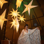 Stars used in a wedding tipi