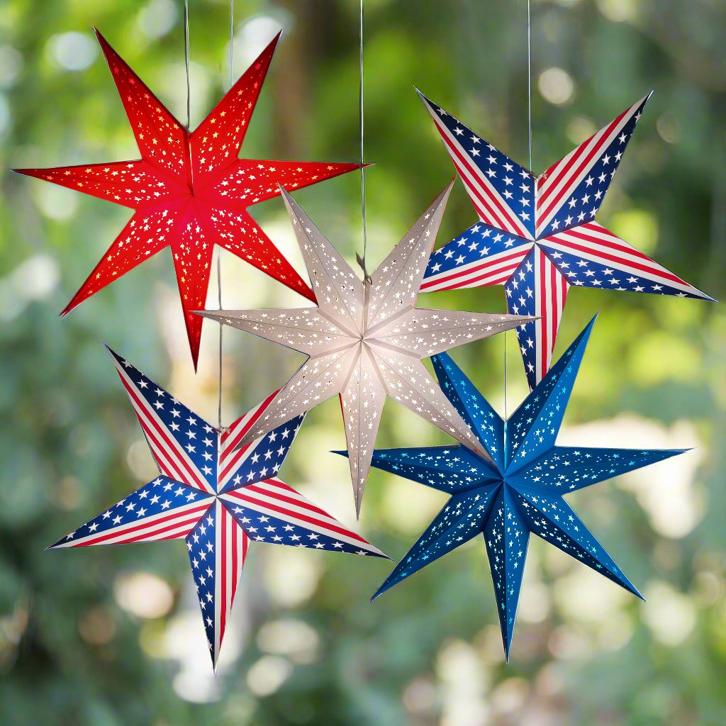 4th July paper stars