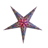 large pattern purple paper star lantern
