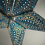 blue patterned star