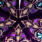 purple and blue pattern paper star lantern