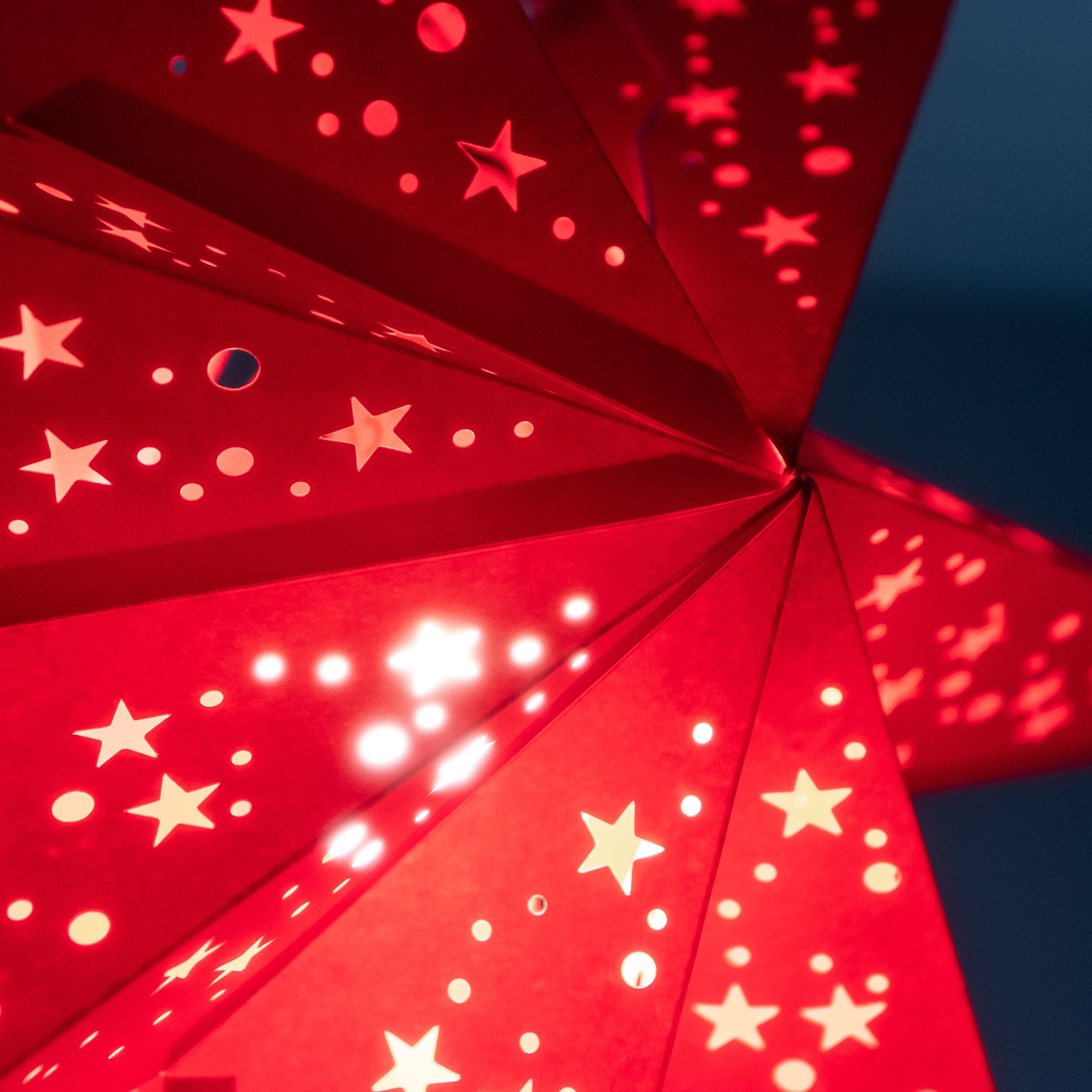 Red paper star lantern