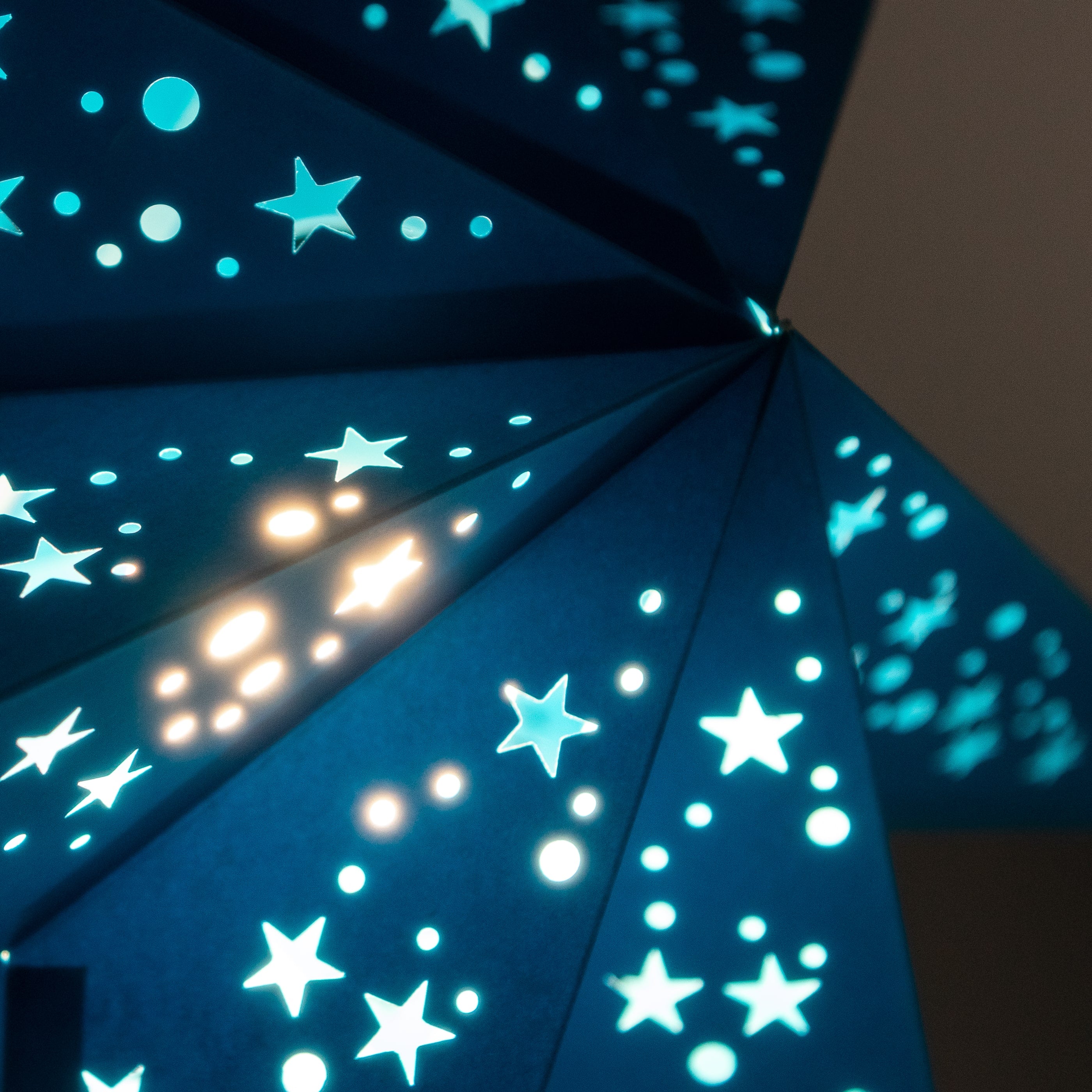 Blue star lantern