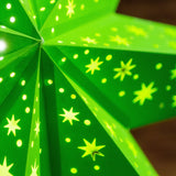 green paper star lantern