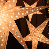 Scandi Christmas Star Lights and decorations