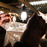 How to use your paper star lantern