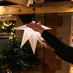how to put up a star lantern