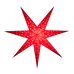 red paper star lantern - large Christmas star decoration