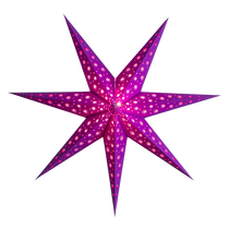 purple paper star lantern