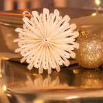 Mini paper hanging snowflake decorations