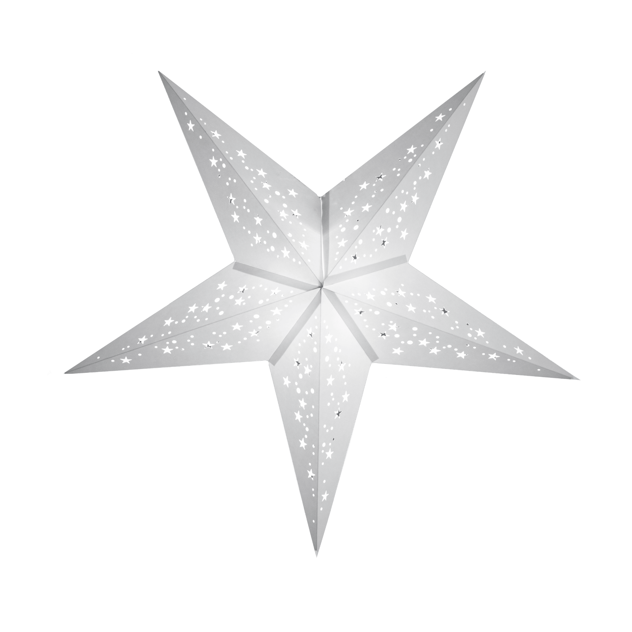 white christmas star lantern