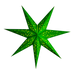 green paper star lantern