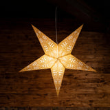 Scandi  grey Christmas Star Light
