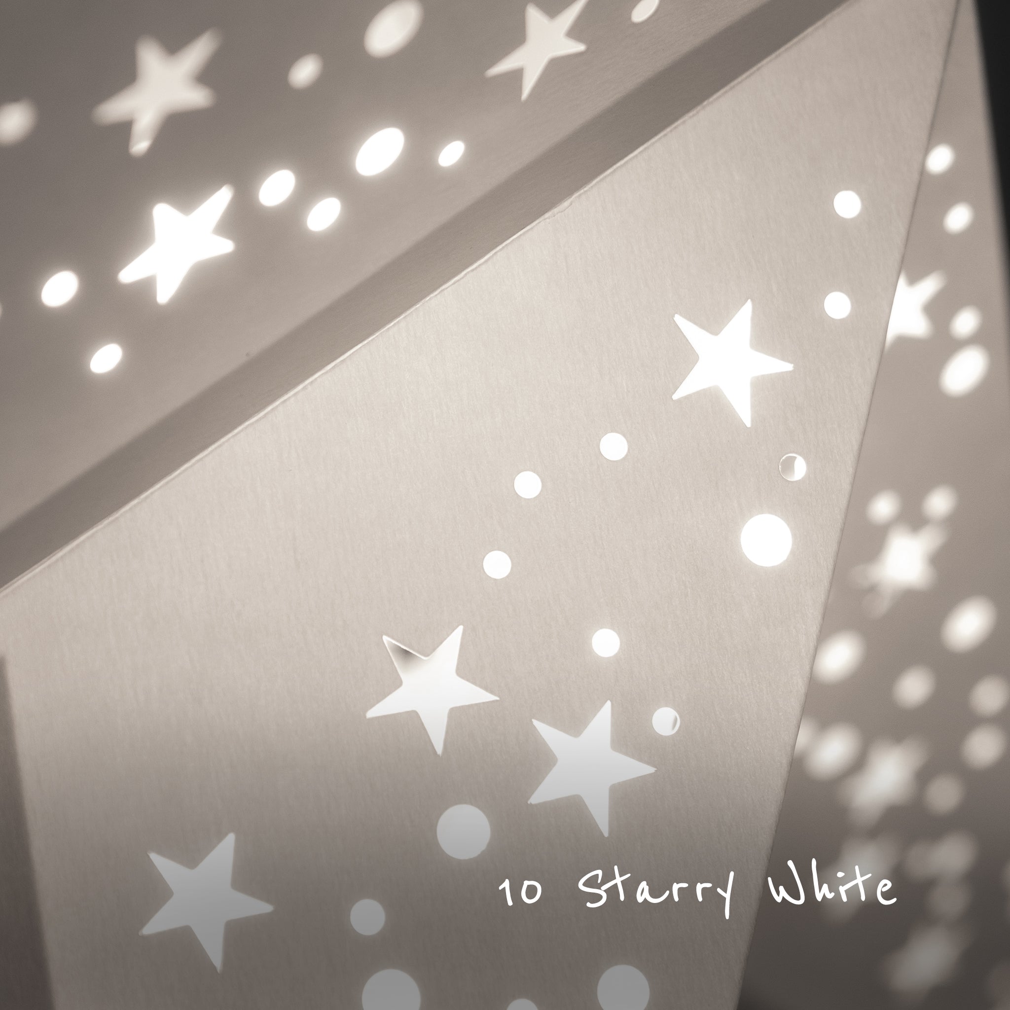 10 starry white