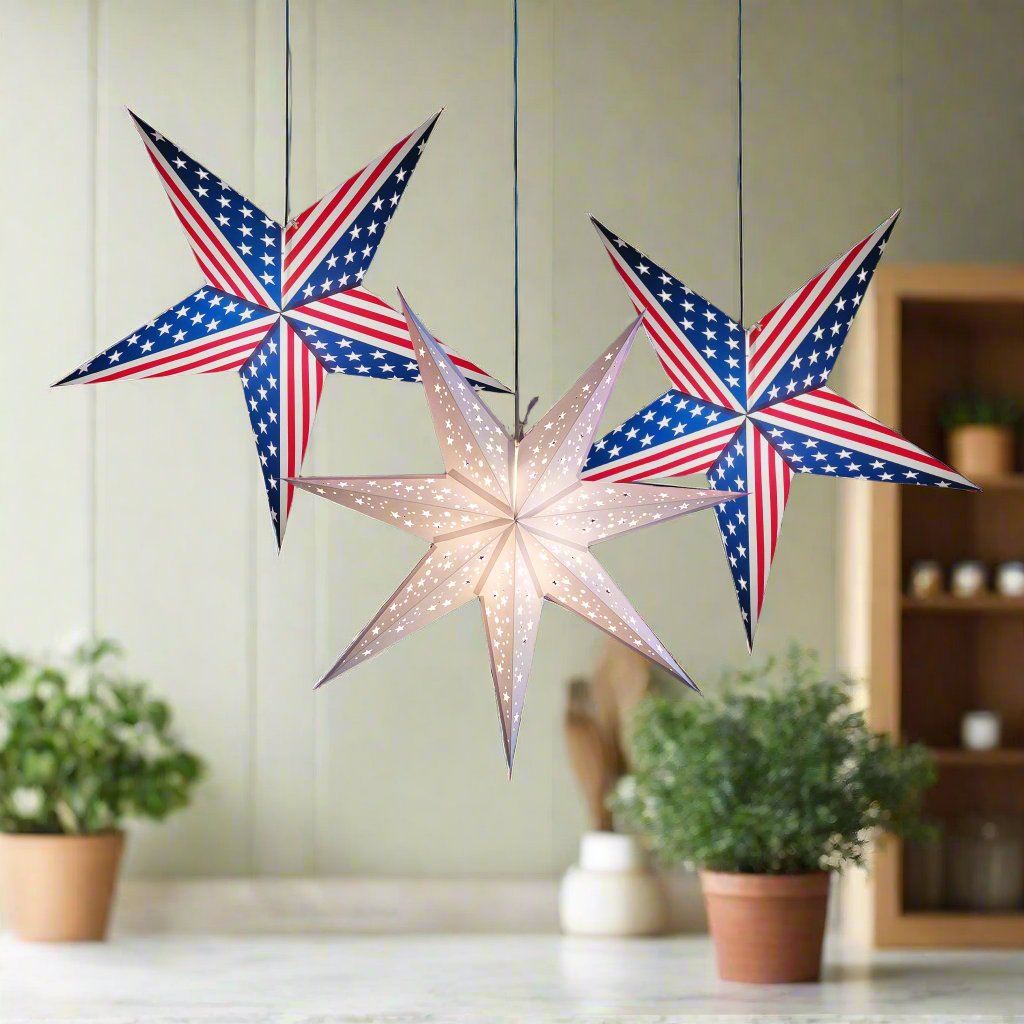 American flag decorations