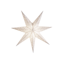 white paper star light lantern - White Christmas lights 